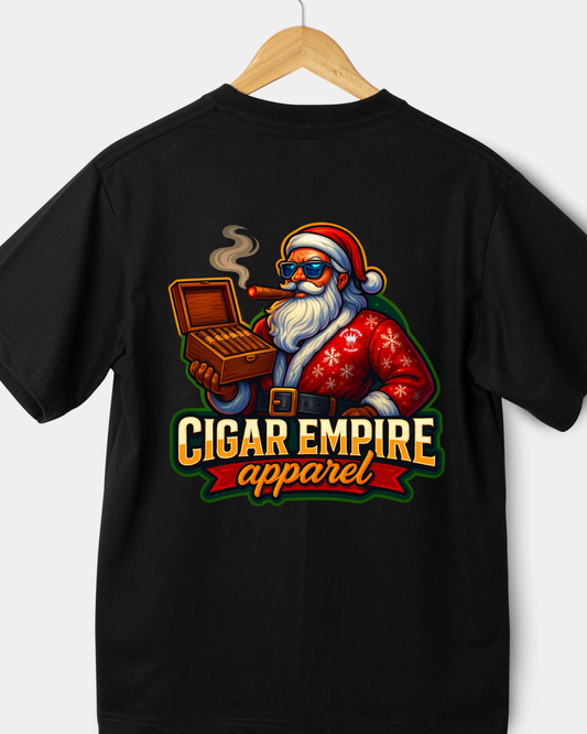 Christmas cigar empire Santa tshirt